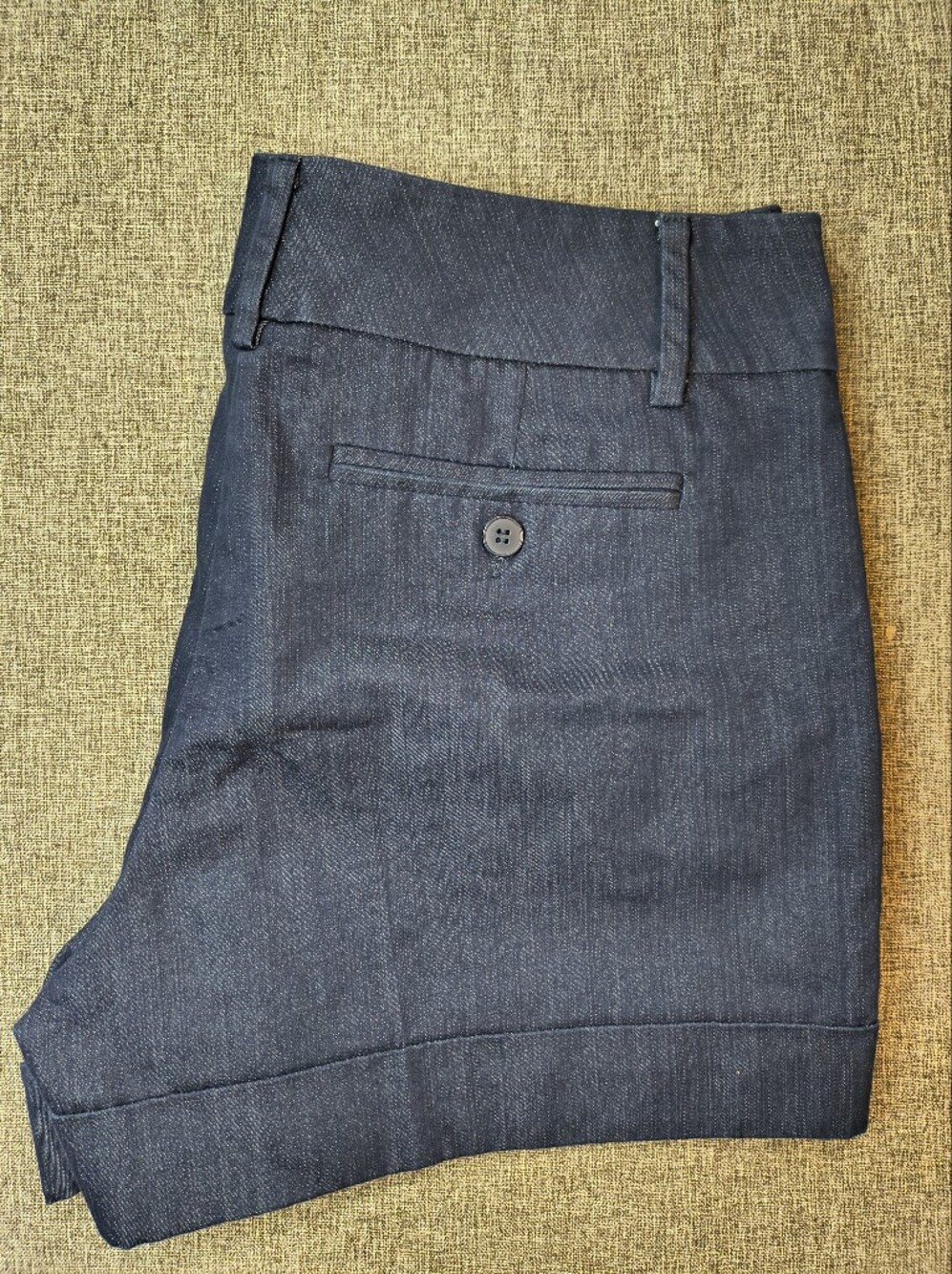 New York & Company 7th Avenue Collection blue denim Shorts - Picture 2 of 4